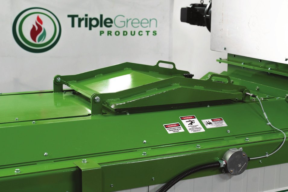 BioRoter inspection door for quick visual access to a load mid-cycle